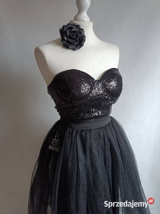 Luksusowa sukienka cekiny 34 36 Białystok