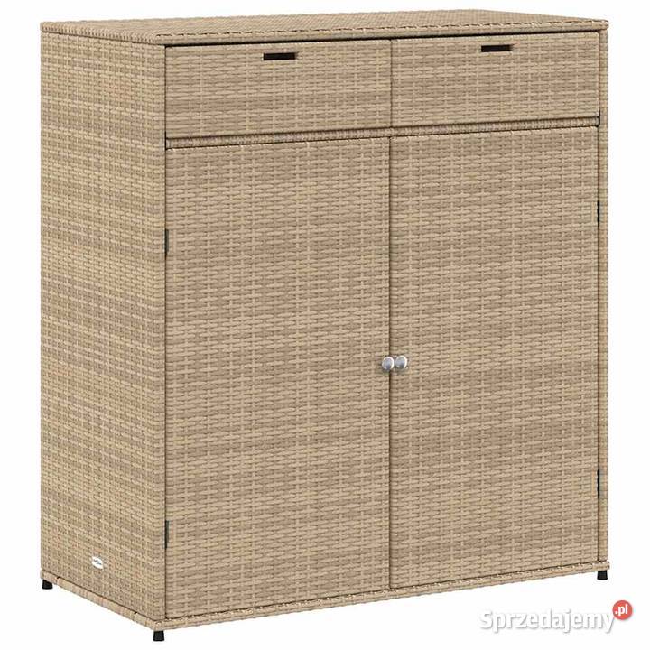 vidaXL Szafka ogrodowa beżowa 105x55x113 Warszawa sprzedam