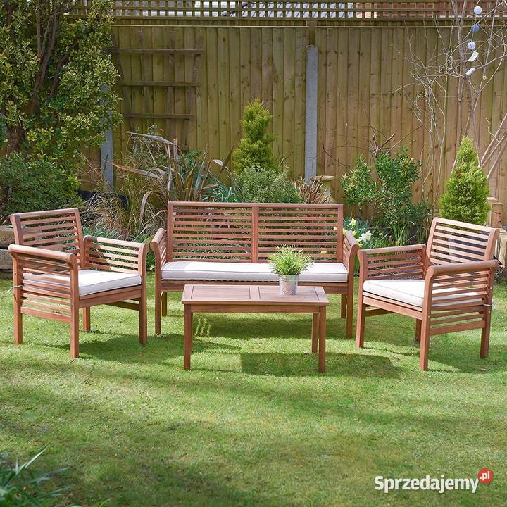 akacjowy stolik kawowy lite drewno akacja Plant Zamość