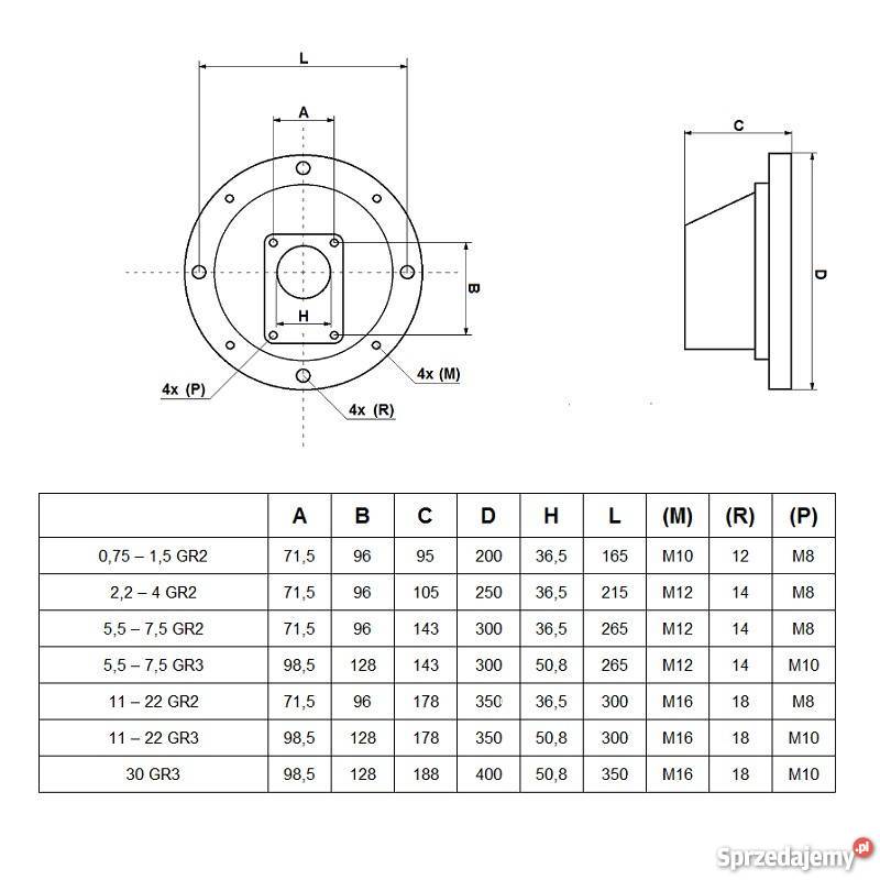 Kołnierz LS252 Łącznik silnika z pompą 22 4 GR2 sprzedam