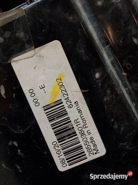 LAMPA TYŁ PRAWA EUROPA 265503601R Dacia Duster