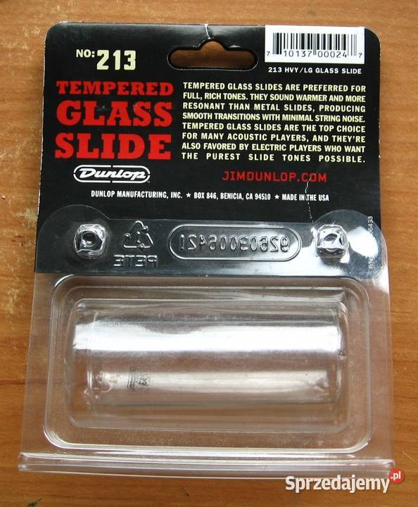 Dunlop No 213 tuleja szklana glass slide Kępice sprzedam