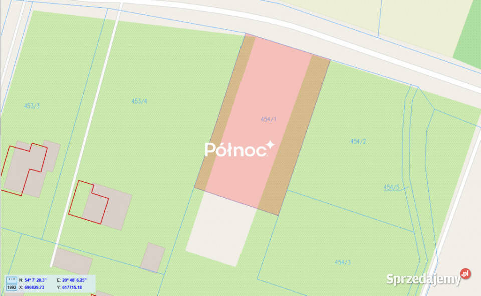 Działka budowlana z pozwoleniem Sporniak budowlana Sprzedaż