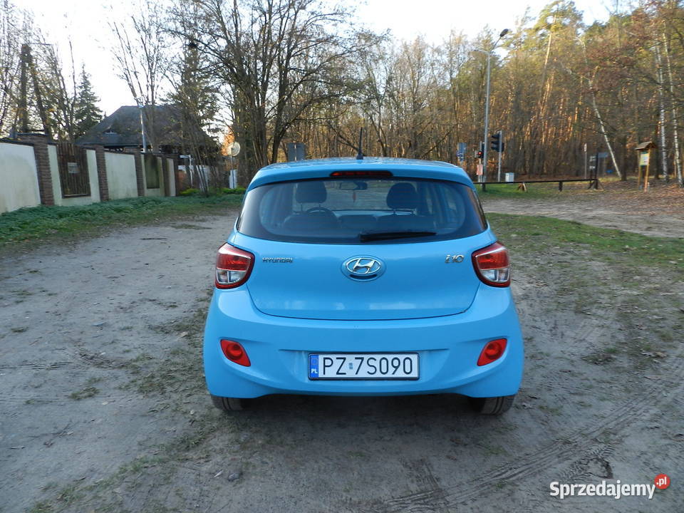 Hyundai i10 II śliczny mały tanii zarejestrowany immobilizer wielkopolskie Puszczykowo sprzedam