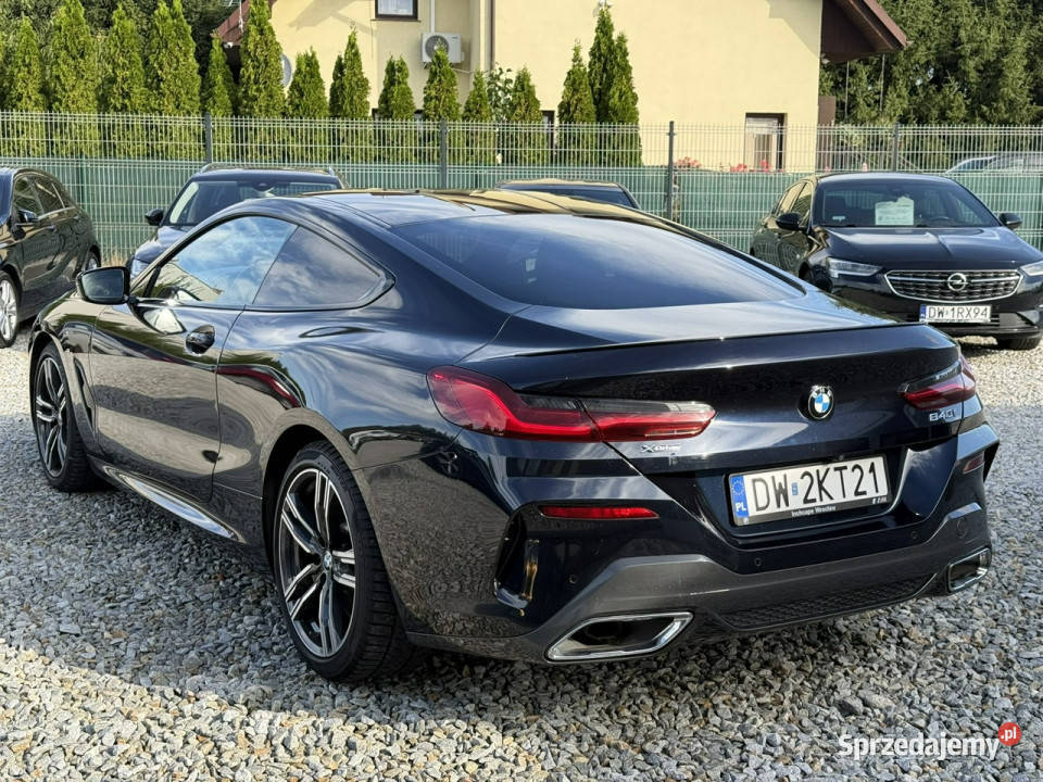 BMW 840 840i xDrive Coupe 24V TwinPower 340 kamera cofania dolnośląskie Wrocław sprzedam
