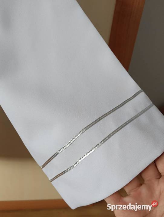 Alba komunijna chłopięca krótka z oblamówką Kielce