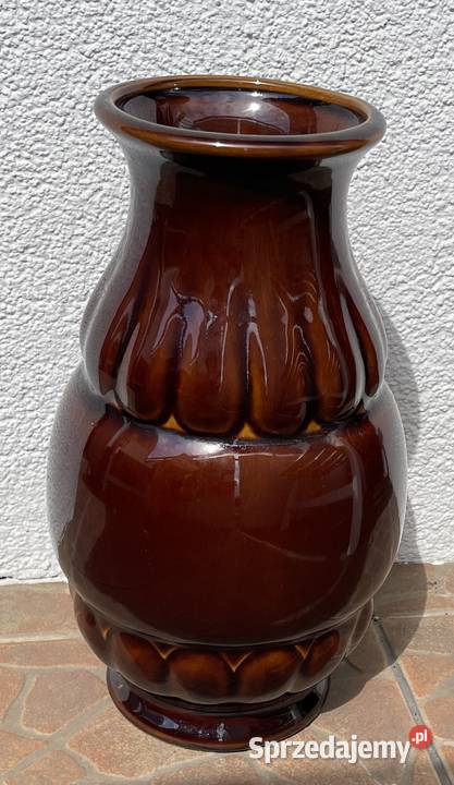 Pruszków wazon ceramiczny duży PRL Wazony Łódź