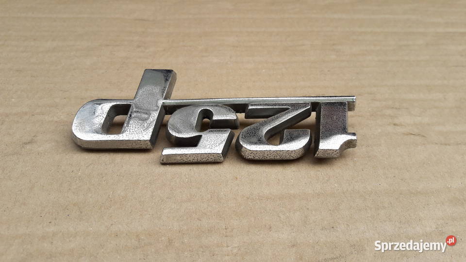 Fiat 125p chromowany znaczek metalowy emblemat