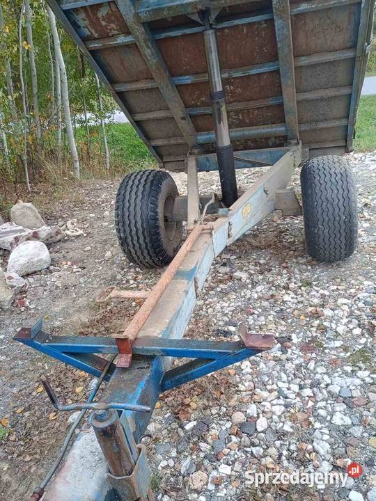 przyczepa rolnicza kiper Gisebo 5 ton wywrot Końskowola sprzedam