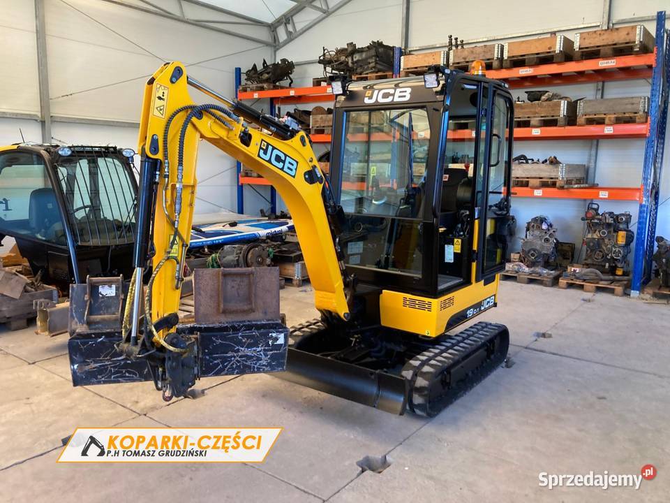 Mini koparka JCB 19C1 19t 2022 zadbana 3 łyżki Rok produkcji 2022 pomorskie Kosakowo