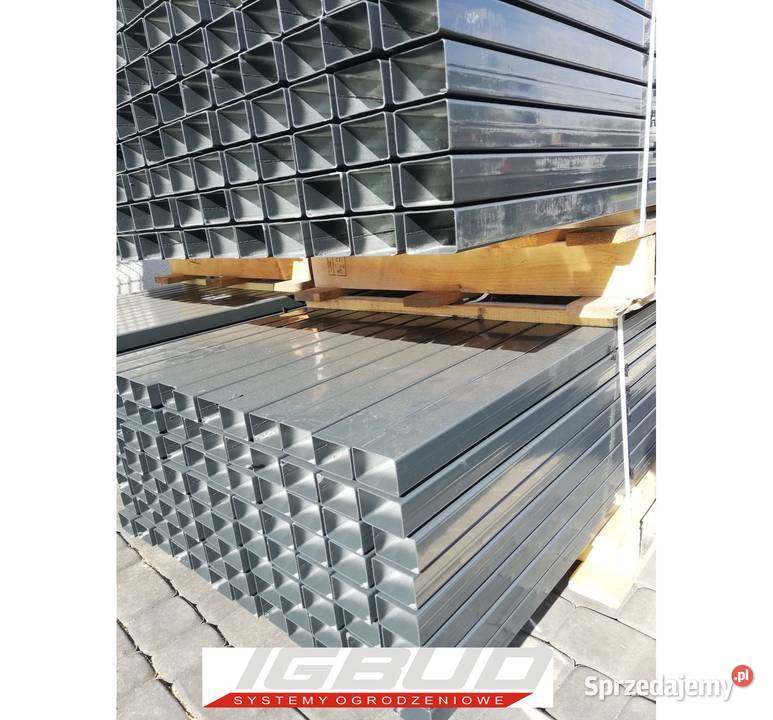 Słupek ogrodzeniowy profil 60x40mm wys 2m OCRAL Częstochowa