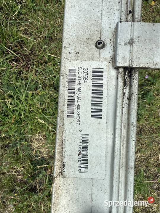 Stopień wejściowy wysuwany recznie Thule Slide Łódź sprzedam