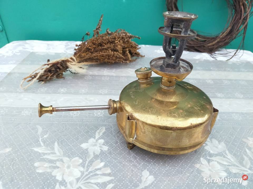 Mosiężna kuchenka turystyczna