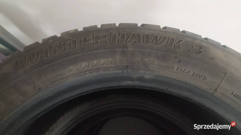 4 opony zimowe Firestone Winterhawk 21555 R17 zima Warszawa sprzedam