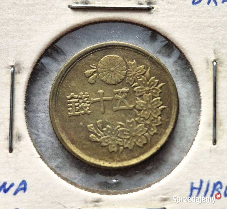 C3 JAPONIA 50 Sen 1947 r Wola Kruszyńska sprzedam