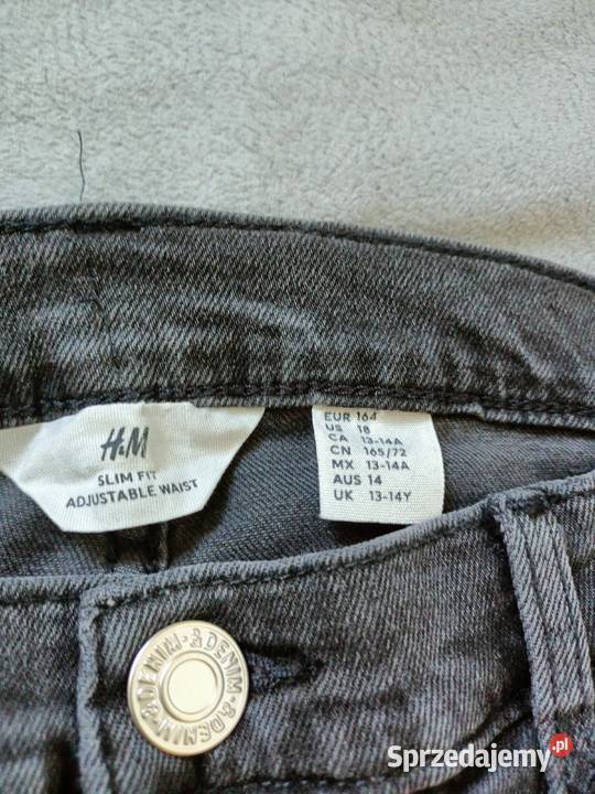 Świetne Nowe Jeansy Slim Fit w Stanie czarny lubelskie Biała Podlaska