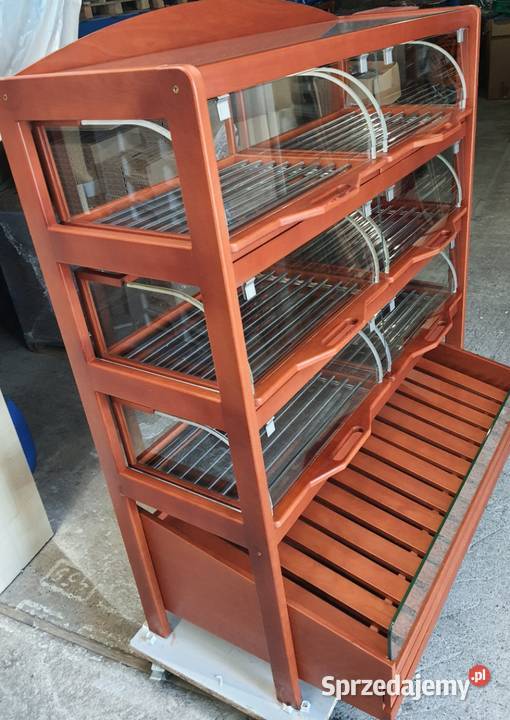 Regał cukierniczy z wysuwanymi szufladami na Sklep Warszawa