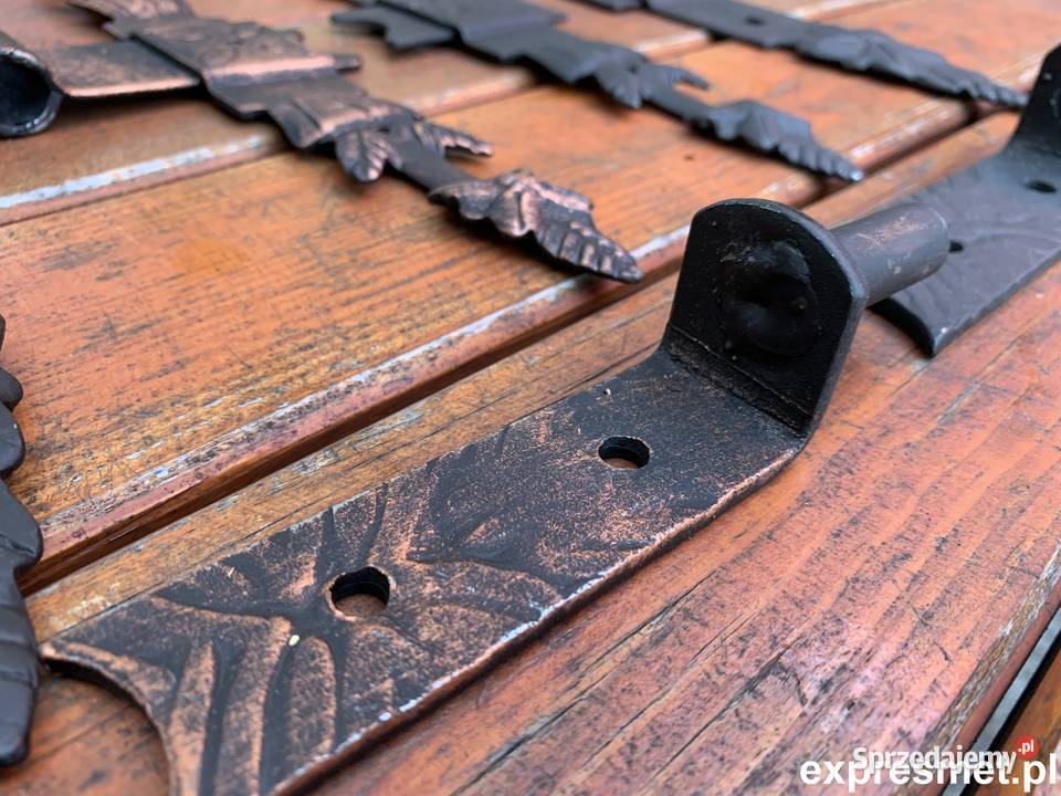 Zawias środkowy ozdobny atrapa dekoracyjny kuty Poznań