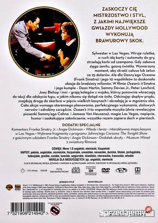 OCEANS ELEVEN RYZYKOWNA GRA FRANK SINATRA IKONY Kalisz sprzedam