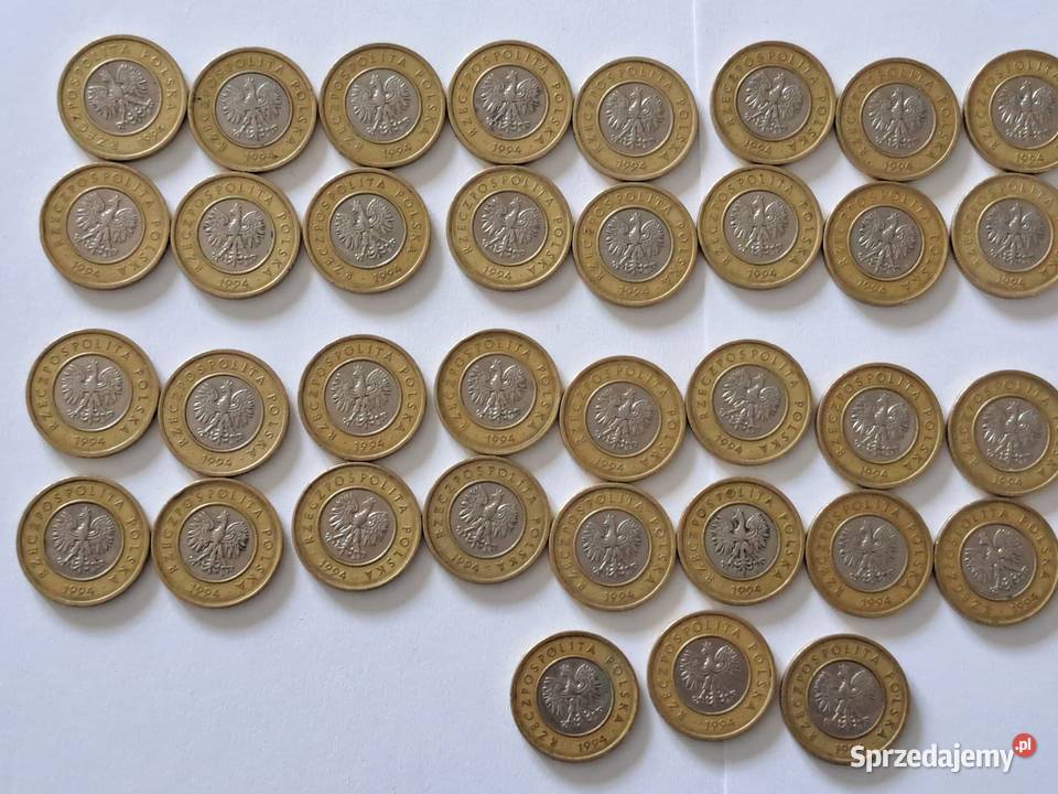 Moneta Kolekcjonerska 2 1994r 13 sztuk sprzedam