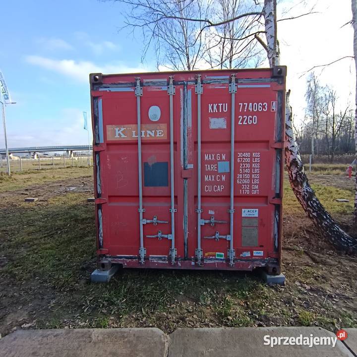 Kontener morski magazynowy używany 20DC podkarpackie Rzeszów