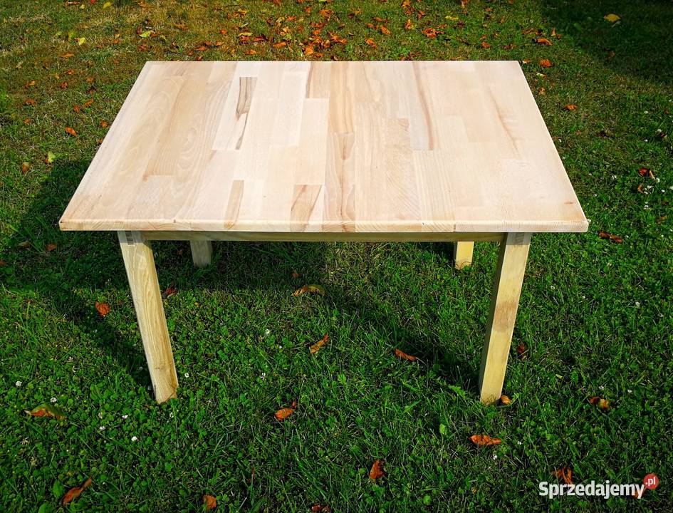 Ława drewniana stolik kawowy mały stół stolik świętokrzyskie Radków