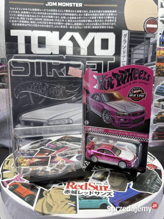 Hot Wheels RLC Nissan Skyline GTR BNR34 Pink BOX Wrocław