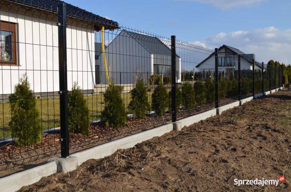 Panele ogrodzeniowe 3D Ral 7016 Drut 4mm 150 Kostrzyn nad Odrą