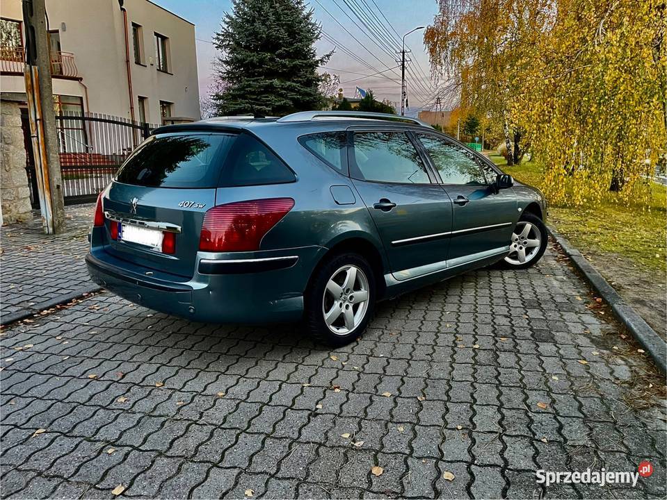 ŚlicznyPeugot407Sw2006r20HDIDieselPanoramaDłOpłtM ESP Zduńska Wola