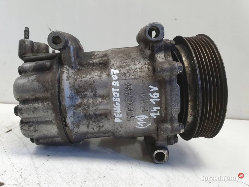 Peugeot 207 14 16V VTi SPRĘŻARKA KLIMATYZACJI Kompresory klimatyzacji Janów sprzedam