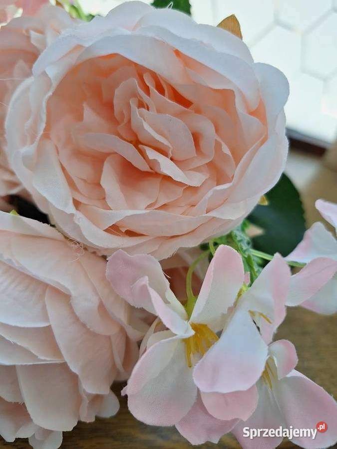 Bukiet róże 50 kwiaty sztuczne Żagań