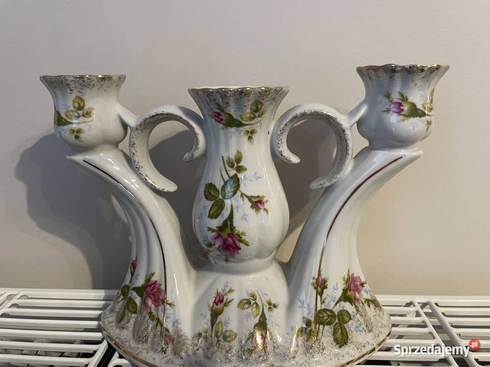 Chodzież porcelanowy świecznik Iwona Pruszcz Gdański sprzedam