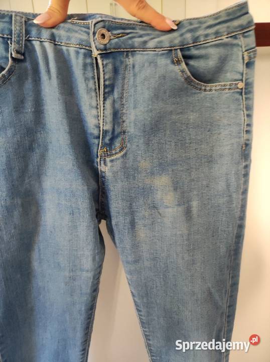 damskie spodnie jeans dżinsy elastyczne z