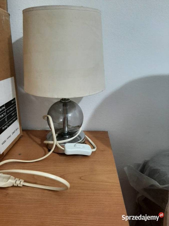 Lampa nocna szklana kula pomorskie Wejherowo