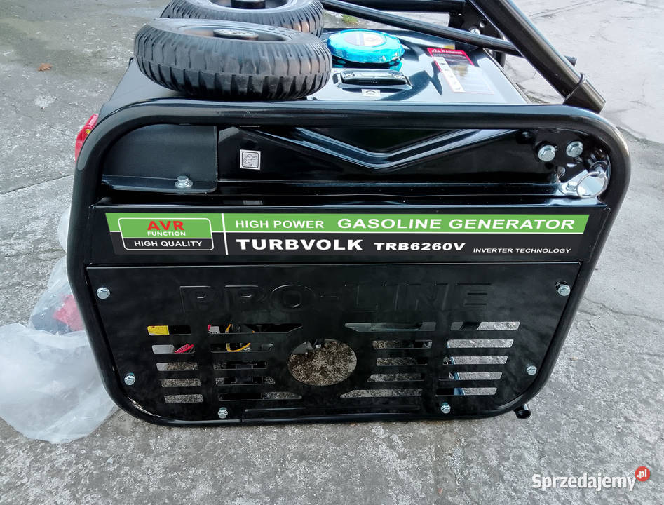 Agregat prądotwórczy TURBVOLK TRB6260V pomorskie Gdańsk