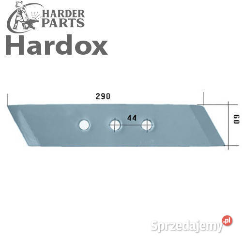 Dłuto 100hektarów HARDOX MP293L części do pługa Części zamienne Suwałki