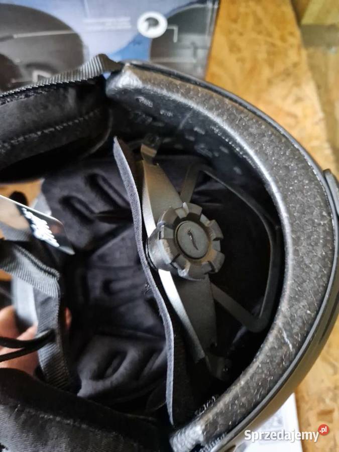 Kask narciarski snowboardowy Crivit biały czarny wielkopolskie Głogowa
