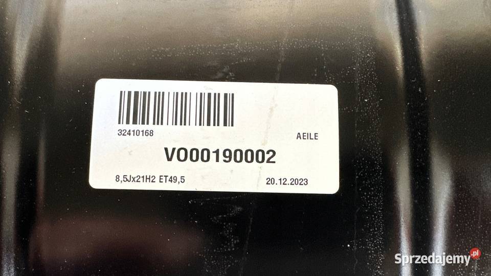 VOLVO XC60 XC90 FELGA 85JX21 ET495 32410168 lubuskie Gorzów Wielkopolski