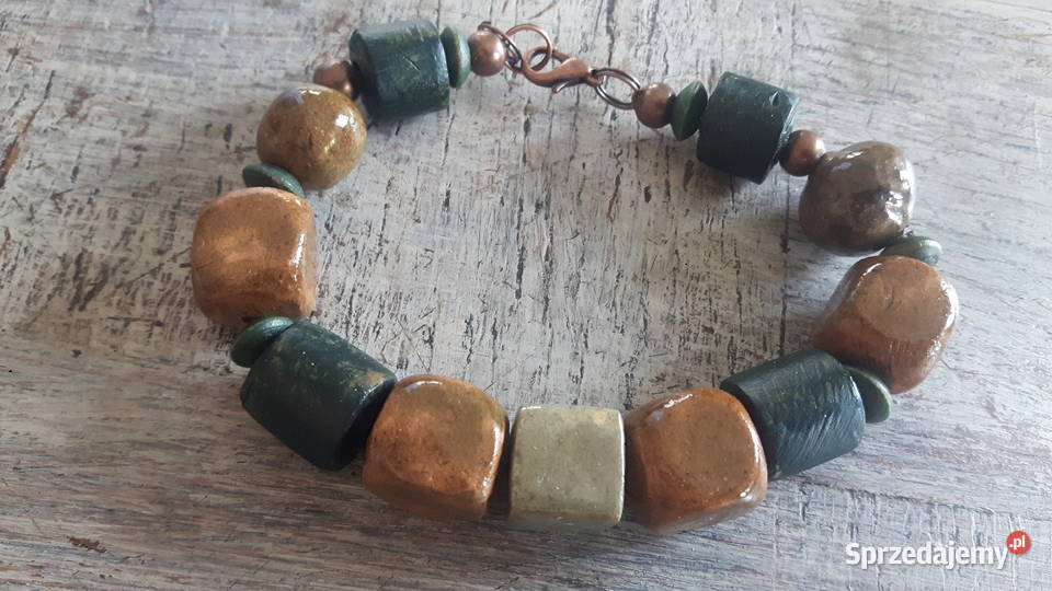 Bransoletka ceramiczna ręcznie wykonana Otwock sprzedam