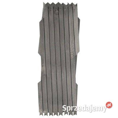 vidaXL Płotki kratkowe 5 szare drewno jodłowe Warszawa