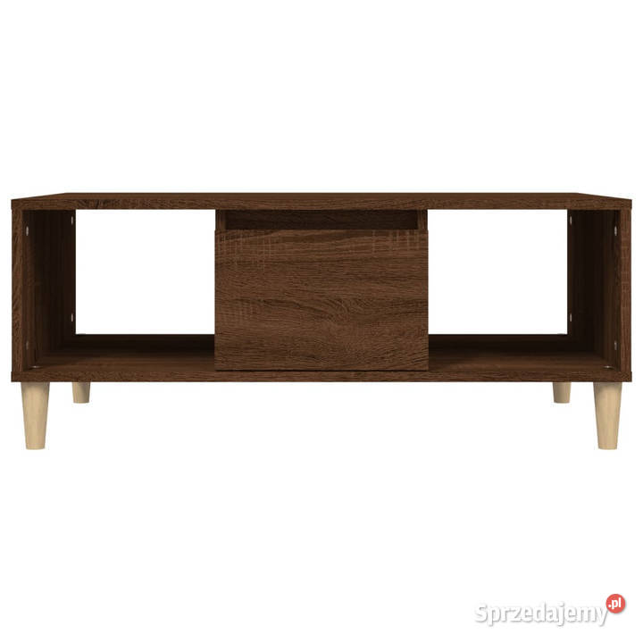 Stolik kawowy brązowy dąb 90x50x365 WM821067 mazowieckie Warszawa