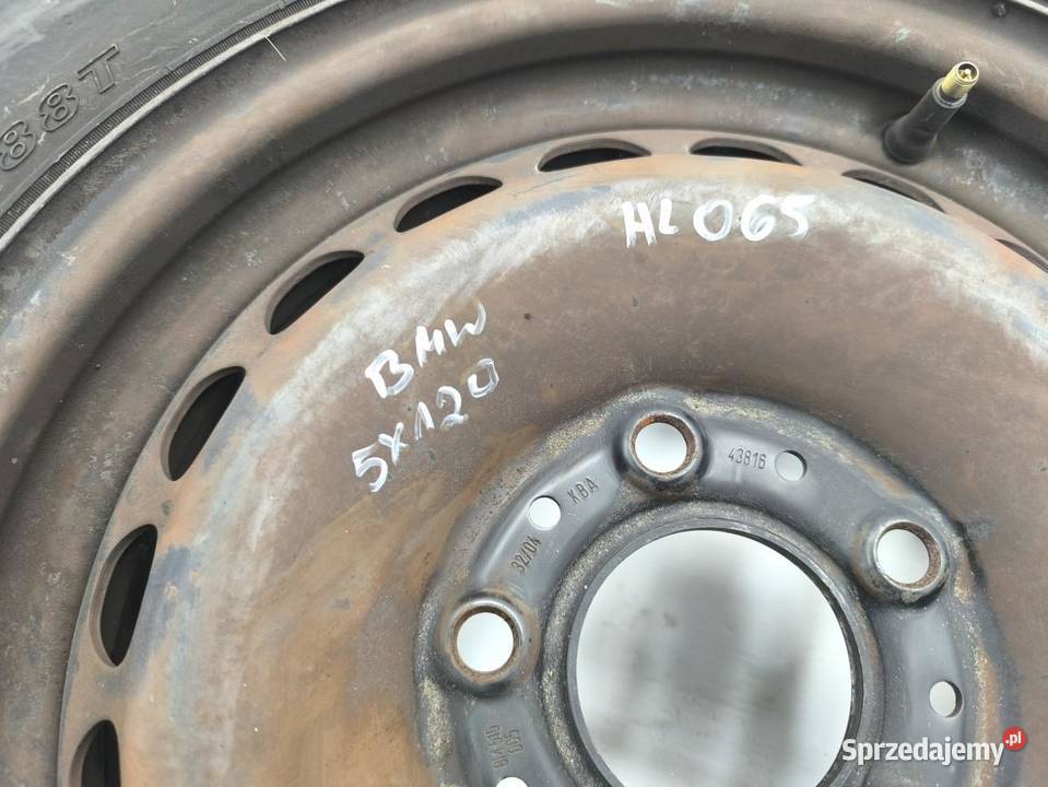 FELGA STALOWA 5X120 BMW E36 wielkopolskie