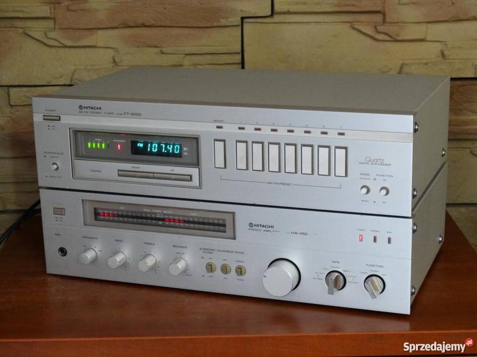 Wzmacniacz i tuner Hitachi HA4500 i FT5000 podkarpackie Jasło