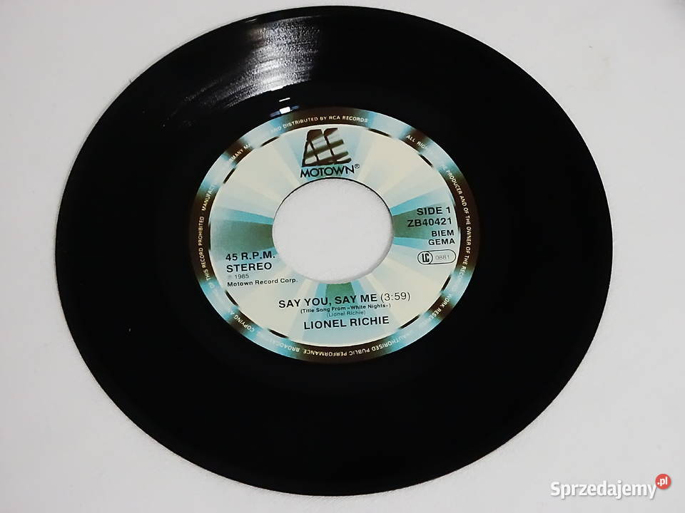 Lionel Richie Say You Say Me Motown ZB lubelskie Biłgoraj