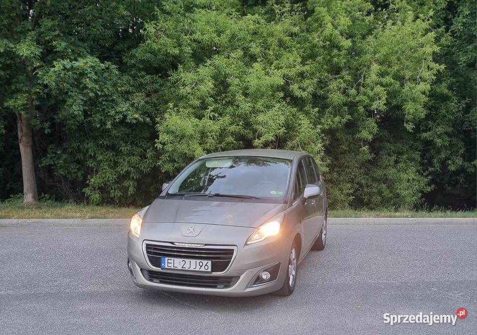 PEUGEOT 5008 HDI 2014 7 OSÓB PIERWSZY WŁAŚCICIEL wielofunkcyjna kierownica Tuszyn