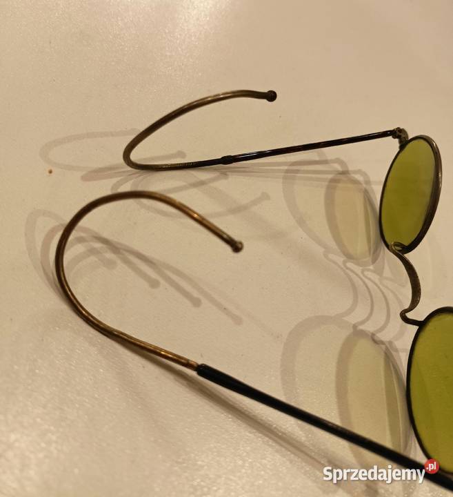 Okulary przedwojenne vintage łódzkie Łódź