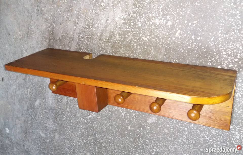 Dwa nietypowe drewniane ręcznie robione wieszaki mazowieckie Warszawa sprzedam