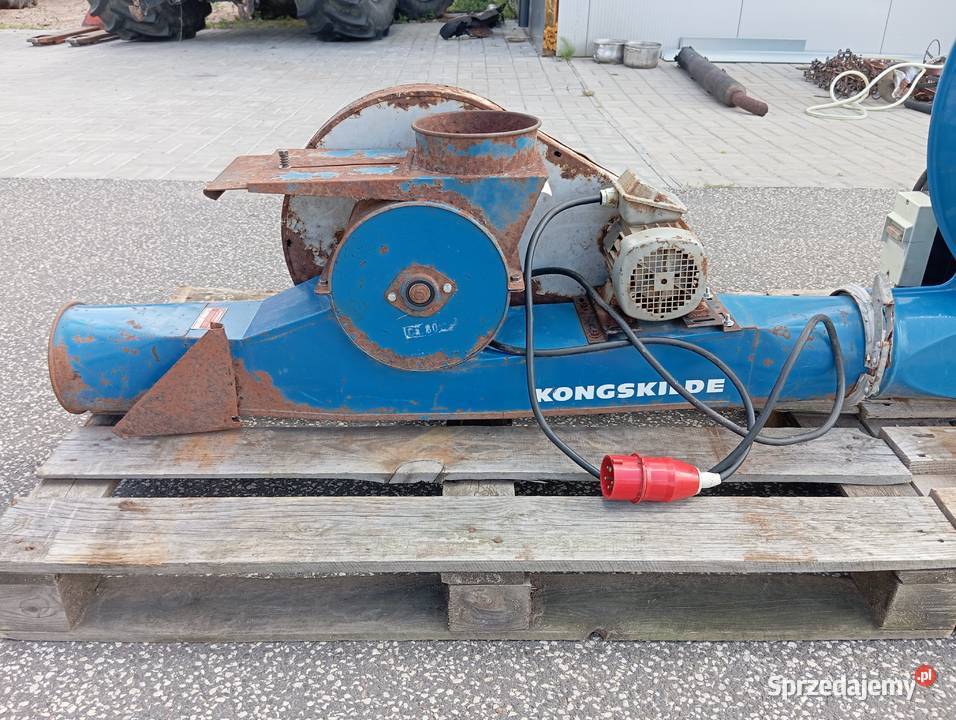 Dmuchawa z podajnikiem do zboża Kongskilde 75kW Lubień Kujawski sprzedam