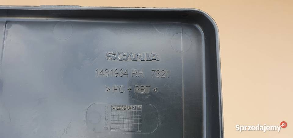 SCANIA R OSŁONA MASKOWNICA NAKŁADKA 1431934 ciężarowe Motoryzacja