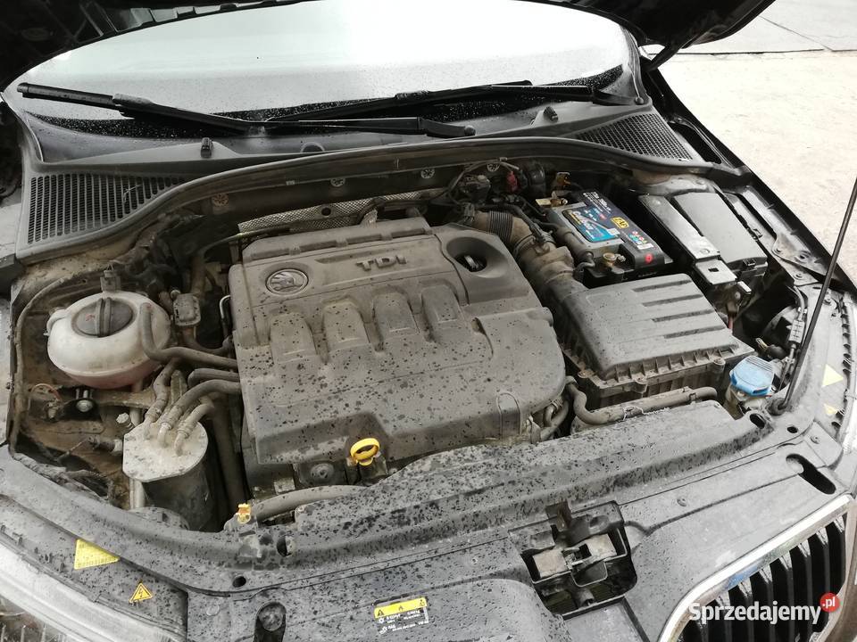 Skoda octavia 2 l TDI ksenon Led salon 2016 czujnik parkowania Poznań